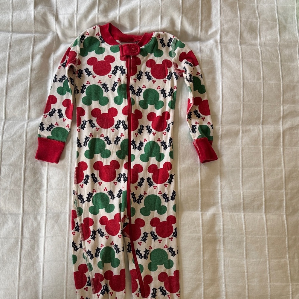 Hanna Andersson Mickey Christmas Kids Pajama Set
